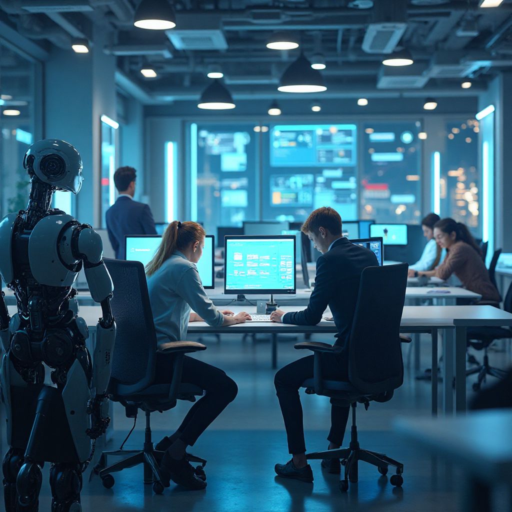 Grafico creazione lavoro AI